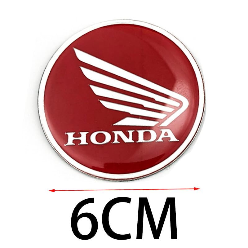 HONDA 赤 タンク ロゴ付き ホンダ 立体エンブレム【レッド】HONDA バイク タンクエンブレム